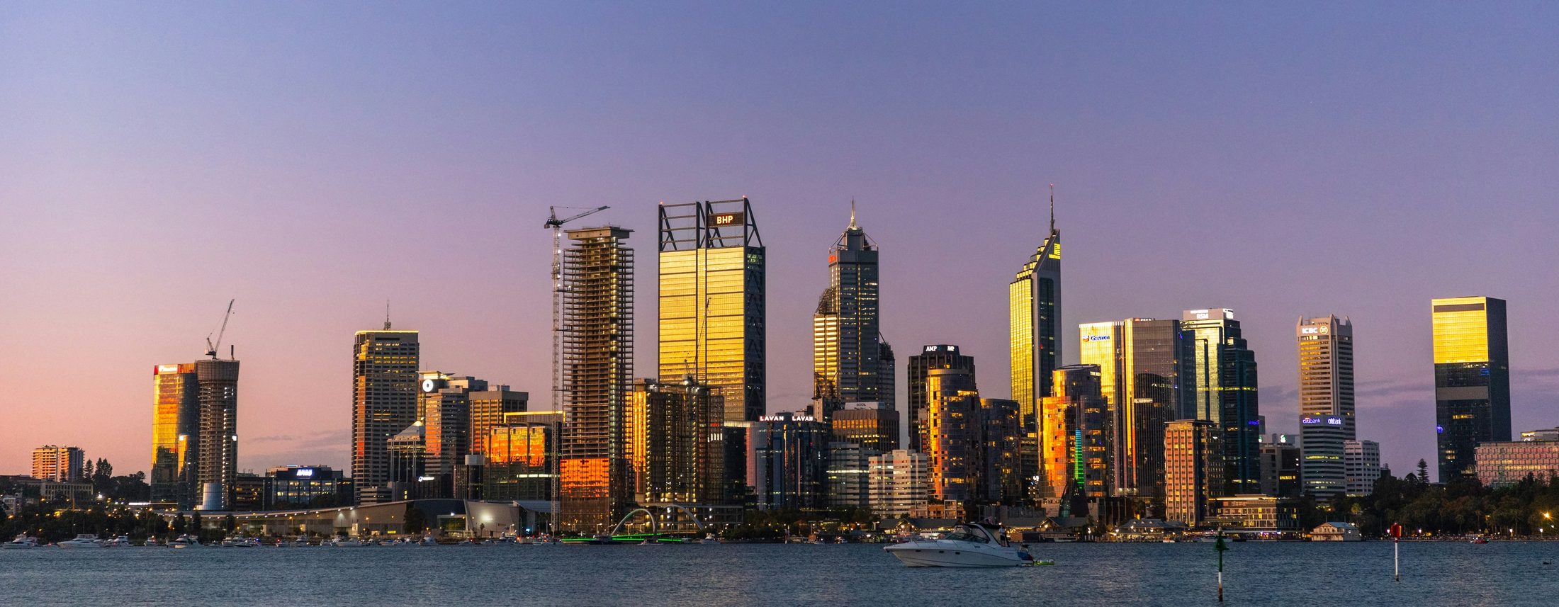 Perth city skyline